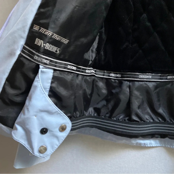 Descente Coti Waterproof Nylon Ski Parka Jacket Sz 8 - Picture 7 of 15